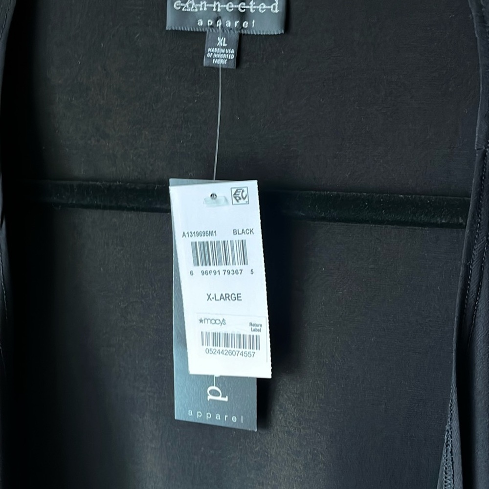 Connected brand new with tags XL black open cardigan - Picture 2 of 3